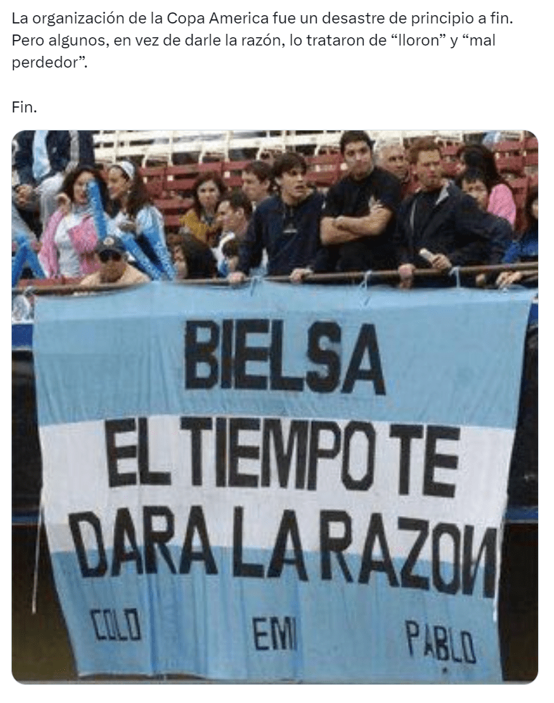 Bielsa en la Copa América 2024