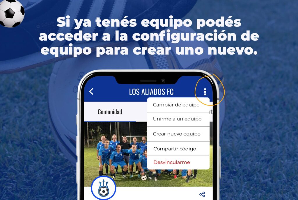 crear equipo